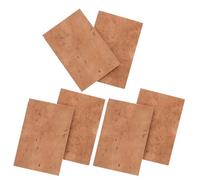 Beaupretty 6 Piezas Virutas de Corcho para Saxofón Láminas de Corcho para Mástil de Saxofón Kit de Reemplazo para Instrumentos de Viento para Mantenimiento y Reparación
