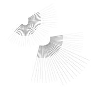 Beaupretty 60 Piezas boquilla de acero agujas de acero Silver