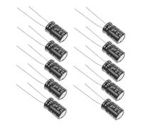 Beaupretty 60 piezas Condensadores Electrolíticos Aluminio Polarizados Resistencia Térmica bajo Consumo para Audio Coche Electrodomésticos Reparación Electrónica