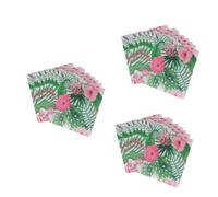 Beaupretty 60 Piezas Impresión De Servilletas Decoración De Fiesta Tropical Servilleta De Fiesta Tropical Servilleta Tropical Hawai Servilletas Hawaiano Hoja De Monstera Desechable Banquete