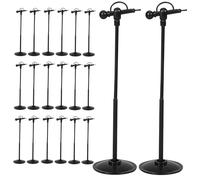 Beaupretty 60 Piezas Mini Microphone Models For Dollhouses Realistic Miniature Pretend Microphone Props For Role Play and Decorative Collectible Displays