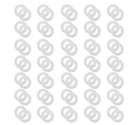 Beaupretty 600 Piezas de Arandelas Metálicas Planas para Reparación de Gafas sin Montura, Accesorio Fácil de Usar y Versátil para Mantenimiento de Monturas de Metal en Color Plata