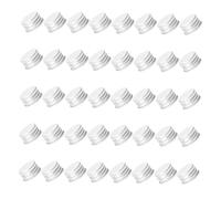 Beaupretty 60piezas Botella de Tóner Tapa de Rosca de Aluminio de Tapón de Repuesto Prueba de Fugas para Botellas de Loción y Frascos de Vidrio para Uso Cosméticos