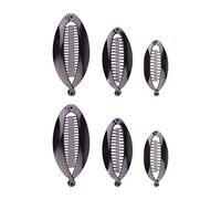 Beaupretty 6Pcs Resina Clip de Plátano Cola de Pinzas para El Cabello Peines Borde Redondeado Pinza de Cola de Caballo Accesorios para El Cabello para Mujeres