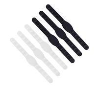 Beaupretty 6piezas Banda de Silicona Anti-oídos para Protectores de Orejas Flexibles Ganchos Ajustables para Colgar Transparente Unidades