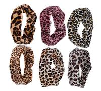 Beaupretty 6piezas Diademas De Moda Deportivas Gomas Pelo Mujer Pañuelo Retro Adornos Decorativos Sujetador Cabello