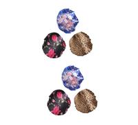 Beaupretty 6piezas Gorro De Quimio Para Mujer Beanie De Satén Antideslizante Pack De Diseños Elegantes Flor Flor Leopardo Para Pérdida De Cabello y Uso Casa