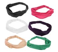 Beaupretty 6piezas Pañuelos Elásticos Cabeza Diadema Pañuelo Para Mujeres y Niñas