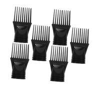 Beaupretty 6piezas Secador De Pelo Accesorio De Peine De Plástico Herramienta Cabello De Dientes Anchos Incluye Boquilla Para Peinar El Cabello Peluquería