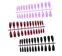 Beaupretty 72 Piezas Uñas Postizas Paleta De Arte De Uñas Consejo Chicas Reutilizable Pegatinas Mate Dedo Del Pie Arte Tijeras Equipo Clavo Clavos Artificial Brillantina Gel