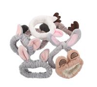 Beaupretty 7piezas Diademas para Mascarilla Sujetador para Lavarse la Cara Bandas Suaves y Elásticas para Maquillaje Limpieza Facial y Aplicación de Mascarillas Spa