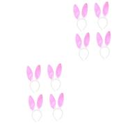Beaupretty 8 Piezas adorable tocado accesorios para el cabello de navidad sombreros de navidad aros de peluche diadema bandana Sombreros para niñas sombreros de niñas diadema decorativa rosa