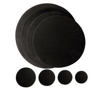 Beaupretty 8 Piezas Almohadilla Silenciadora Para Instrumento De Percusión Accesorio De Batería Práctica Silenciosa Tapete Silenciador Para Escenario De Ensayo