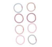 Beaupretty 8 Piezas Coleteros Elásticos Mujer Suaves y Resistentes Cintas de Pelo Flexibles y Versátiles Colores Lazos para Peinados y Diario