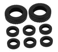 Beaupretty 8 Piezas Cubierta Protectora Rueda Funda de Silicona para Ruedas de Maleta Protector de Silicona de Carrito para Viajes sin Ruido Absorción de Impactos