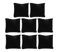 Beaupretty 8 Piezas de Almohadas Porta Relojes y Pulseras de Color Negro, Ligeras y Resistentes al Desgaste para Exhibición en Vitrinas y Tiendas