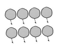 Beaupretty 8 Piezas De Red Elástica Para Embalaje Accesorios Para Pelucas Rizadas Pelucas Marrones Red De Licra Ventilada Para Moños Redes Elásticas Para Moños Malla Para Pelucas