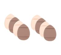 Beaupretty 8 Piezas soplo de la yema del dedo soplo de dedo pequeño cojín de maquillaje puff borla triangular polvos pequeños soplos de polvo mini soplo de polvo Ocultador bocanadas Fundación