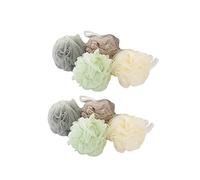 Beaupretty 8 Piezas toalla de baño esponja baño esponjas baño baño de banho bath ducha exfoliante puff Suave depurador de cuerpo de baño bola para hacer burbujas flor de baño