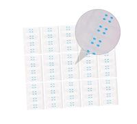 Beaupretty 80 piezas Pegatinas Transparente Mate Herramientas Estiramiento Facial Parche Reafirmante Resistente Agua para Moldear Cara Delgado Diario y