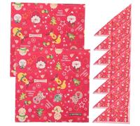 Beaupretty 80piezas Servilletas De Navidad Diseño y Cumpleaños Decoración Práctica Rojo