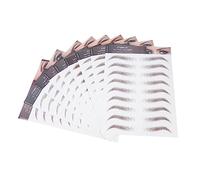 Beaupretty 9 hojas Pegatinas de Cejas Impermeables Tatuajes Adhesivos Realistas para Adultos de Transferencia Rápida para Aspecto Natural y Reutilizable