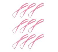 Beaupretty 9 Piezas Diadema Deportiva Unisex para Ejercicios de Yoga y Correr, Banda Elástica Antideslizante de Tela Rosa, Accesorio Cómodo y Profesional para Entrenamiento