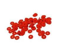 Beaupretty 90 Arandelas De Fieltro Para Piano Rojas, Accesorio De Afinación Para Teclado Musical, Anillos Pequeños Resistentes Al Desgaste y Reducidos De Ruido, Kit Para Reparación y Nivelación