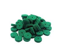Beaupretty 90 Piezas Arandela De Piano De Fieltro Verde 22 Mm para Reparación y Regulación Teclado, Accesorio De Reparación para Piano, Lavadora De Teclado, Uso Profesional