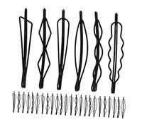 Beaupretty 90piezas Horquillas Vintage Pelo Pinzas Flequillo Negras Accesorios Decorativos Cabello de Boda Pinza para Flequillo la Frente Pasadores de Metal para Mujeres