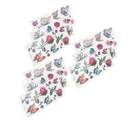 Beaupretty 9hojas Pegatina De Diseño De Alas De Insecto De Tatuajes Falsos Calcomanías Temporales De Insecto y Flor Pegatinas Corporales Delicadas Para Decoración De Cuerpo Diseño Único