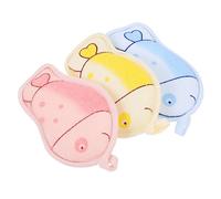 Beaupretty 9piezas Esponjas De Baño Para Bebés Jabones Suaves y Naturales Diseño De Dibujos Animados Para Cuidado Diario Piel Recién Nacidos Lindos
