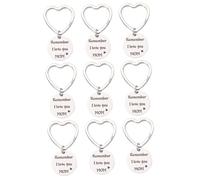 Beaupretty 9piezas Llavero De Para Mamá De Día Madre Diseño Único y Elegante Para Claves y Bolsos Recuerdo Emotivo