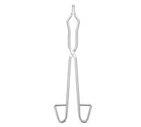 Beaupretty Abrazadera para Crisol de Laboratorio de Acero Inoxidable 350 Mm Resistente Corrosión Pinza Profesional para Vaso de Precipitados y Matraz Uso Industrial y Científico