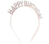 Beaupretty Accesorio De De Cumpleaños Diadema De Gemas Falsos Tocado De Fiesta Para Mujeres y Niñas
