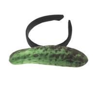 Beaupretty Accesorio de Disfraz de Pepino en Tela Afelpada Verde, Diadema Cómoda para Fiestas de Cosplay y Celebraciones Temáticas al Aire Libre