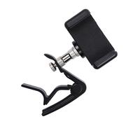 Beaupretty Accesorios De Guitarra Con Soporte Para Teléfono y Cejilla De Afinación Instalación Horizontal Vertical Para Interpretación De Canciones Con Bajos Electroacústicos y Clásicos