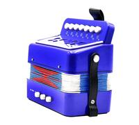 Beaupretty Acordeón De Juguete Educativo Para Duradero y Fácil De Tocar Para Principiantes Color Azul Para Jugar y Aprender Música