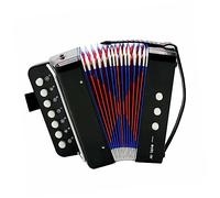 Beaupretty Acordeón para Principiantes Juguete Musical de Acordeón Abs Instrumento Musical de Iniciación Aprender Música Casa