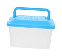 Beaupretty Acuario Portátil Transparente para Tortugas y Hámsters Caja De Transporte De Reptiles Material Duradero y Resistente Caídas Tapa De Diseño Único para Evitar Escapes