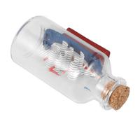 Beaupretty Adorno de Escritorio de Crucero en Botella de Vidrio Diseño Oceánico Elegante para Decoración Náutica del Hogar y Obsequio Especial