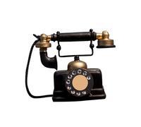 Beaupretty Adorno de Teléfono Antiguo Vintage de Resina 18,9x10x17,2 Cm, Decoración Retro para Escritorio, Oficina y Hogar, Escultura Creativa de Mesa Diseño Color Aleatorio Varios estilos