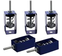 Beaupretty Aisladores de Vibraciones Resorte para Techo 5 Piezas Montaje Suspensión Duradero para Equipos Colgantes en Dormitorios y Teatros