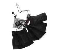 Beaupretty Almohadilla Térmica Eléctrica para Ropa de Fibra de Carbono Kit Calentador para Chaleco 1 Juego 6 Conexiones Ligera y Ajustable para Uso Doméstico y Profesional Adecuado para