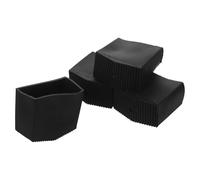 Beaupretty Almohadillas de Goma Antideslizantes Protección Duradera y Estabilidad Mejorada 4 Piezas para Patas de Escalera Plegable para Uso en Construcción Exterior