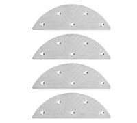 Beaupretty Almohadillas Metálicas de Hierro para Reparación de Tacones de Botas, Protectores de Suela para Hombre, Placas Antidesgaste Semilunares, 2 Pares para Cuidado y Restauración
