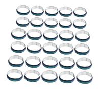 Beaupretty Anillos Que Cambian de Color 50 Piezas Vintage Ajustables para Mujer y Niño, Aleación Resistente, Anillos de Humor para Obsequio y Uso Diario, Tallas 16mm-20mm Color Aleatorio