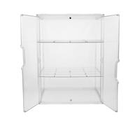 Beaupretty Armario Transparente para Almacenamiento de Accesorios de Lactancia y Biberones con Diseño Flexible, Divisor Extraíble y Estructura de Plástico de 4 Niveles para Cocina o Junto