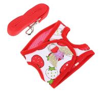 Beaupretty Arnés para Animales Pequeños Chaleco Correa de Cuerda para Conejos Ligero Lavable Tamaño M para Exteriores Uso en Fotografía y Paseo de Conejitos