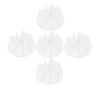 Beaupretty Aspas de Ventilador para Secador de Pelo, 5 Piezas de Plástico Duradero, Fácil Instalación y Reemplazo para Uso en Salones y Hogar